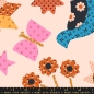 Preview: Baumwolle Patchwork -  Alexia Abegg - Ruby Star Society - Meadow Star - Peach Applique Menagerie